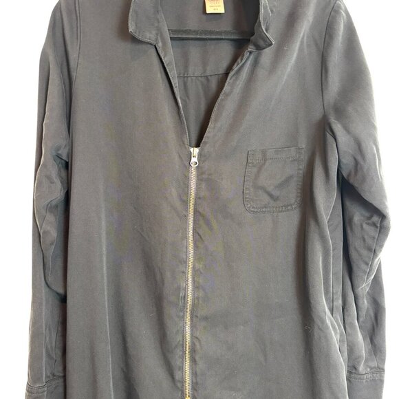 Smash + Tess Coverall Romper In Midnight Black Size Medium - Picture 4 of 6